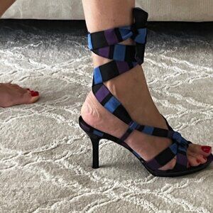 NIB Kenneth Cole Reaction Sandals Heels 7.5 ankle strapped